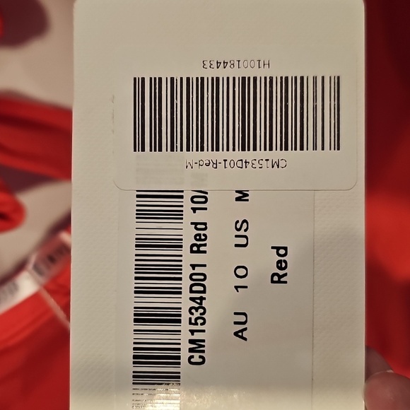 Saints + Secrets Chic & Sexy Red Midi Dress Sz M NWT - Picture 10 of 12